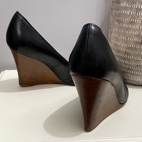 Christian Louboutin Wedge Black Shoes - Picture 12 of 14